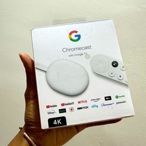 Chromecast with Google TV (4K) - Snow